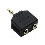 Adaptador Duplicador Jack Auxiliar 3.5 Mm Macho A 2 Hembra
