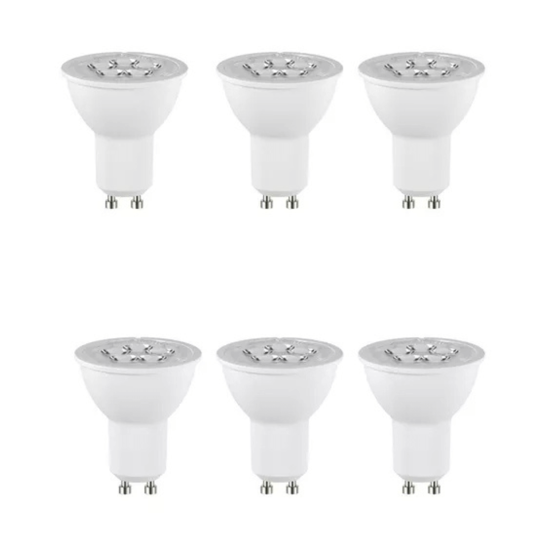 Ampolleta Led Rayovac Led6wgu-bv2 Dicroica Color Blanco Cálido 6w 220v 500lm Por 6 Unidades
