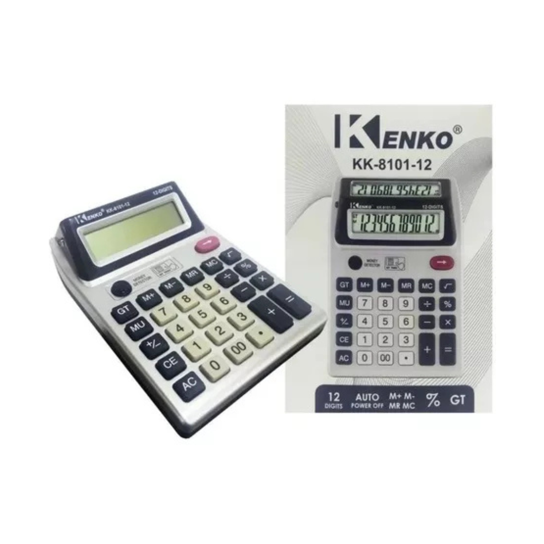 Calculadora De Escritorio Con Luz Ultravioleta De Doble Visera Para Pruebas De Dinero Falsificado, Color Plateado
