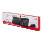 Kit De Teclado Y Mouse Inalámbrico Genius Km-8200 Inglés Us De Color Negro - Imagen 3