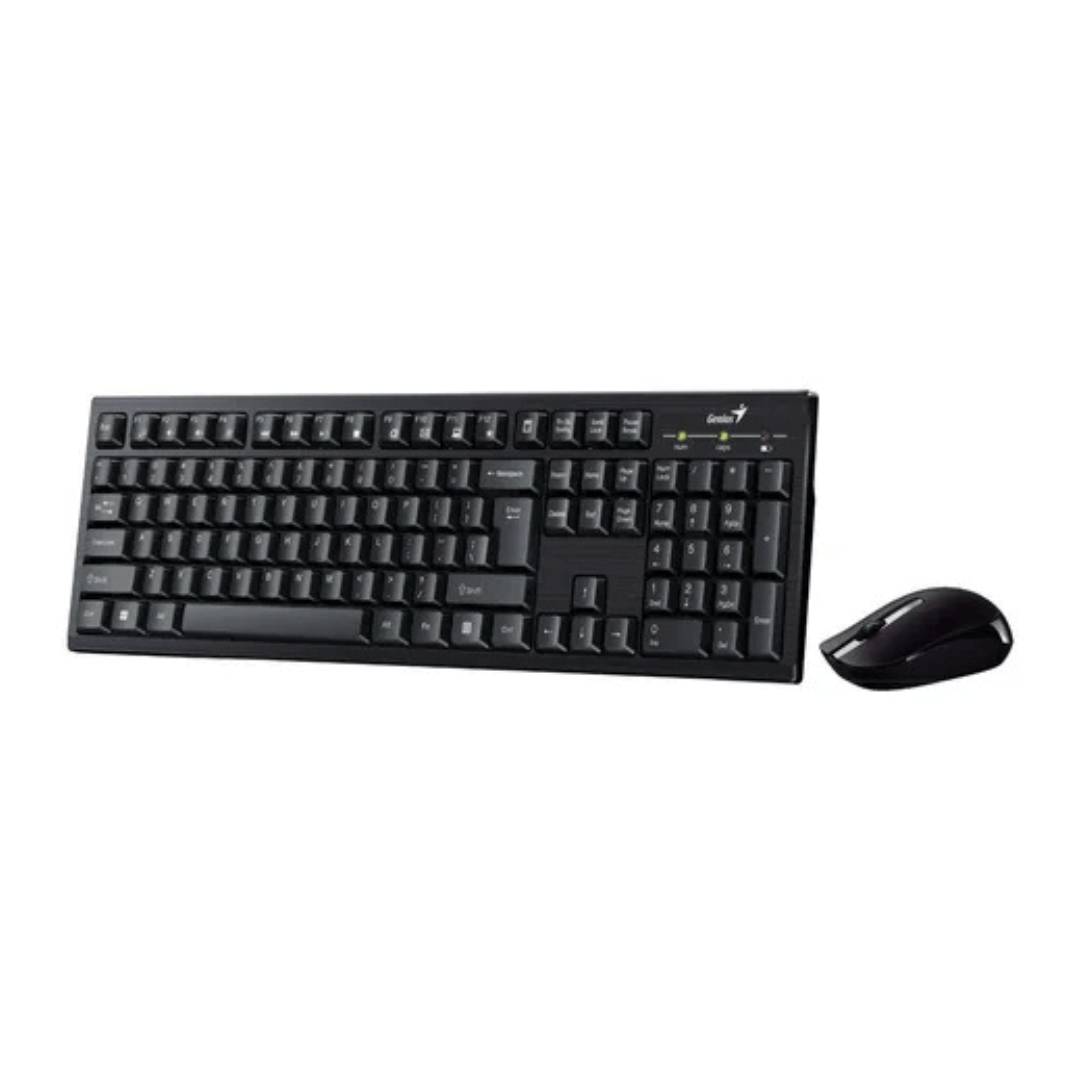 Combo Inalámbrico Teclado Y Mouse Genius Km 8101 Color Del Teclado Negro