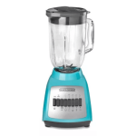 Licuadora Black + Decker 550w 4 Cuchillas, Jarra De Vidrio 1,25l Blbd210gr