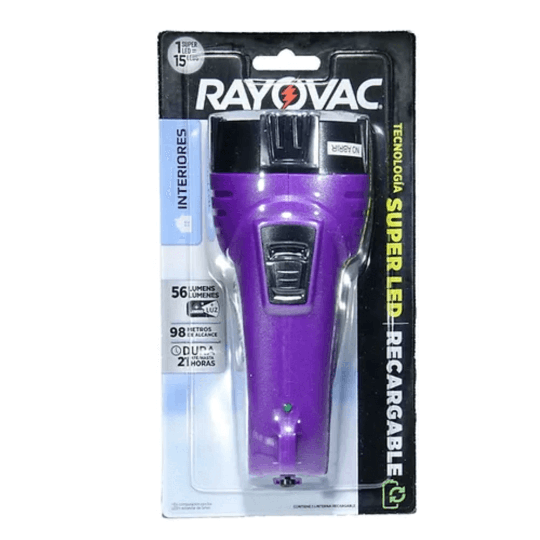 Linterna Superled Recargable Rayovac