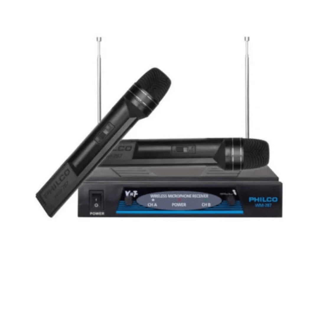Kit De Microfonos Philco Wm570 Vhf Fm Inalambricos