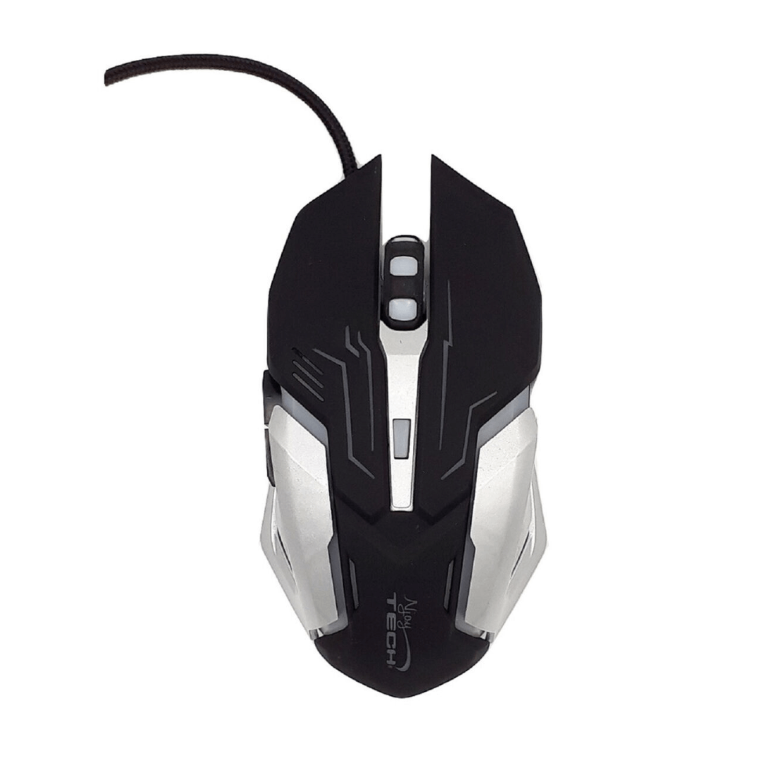 Mouse Gamer 6 Botones 2400dpi Led Black Inferno Njoytech