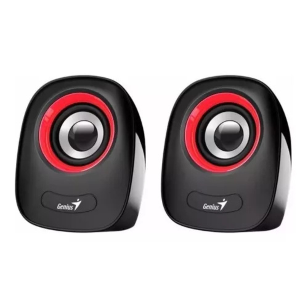 Parlante Genius Parlantes Sp-q160 Portátil Roja 220v