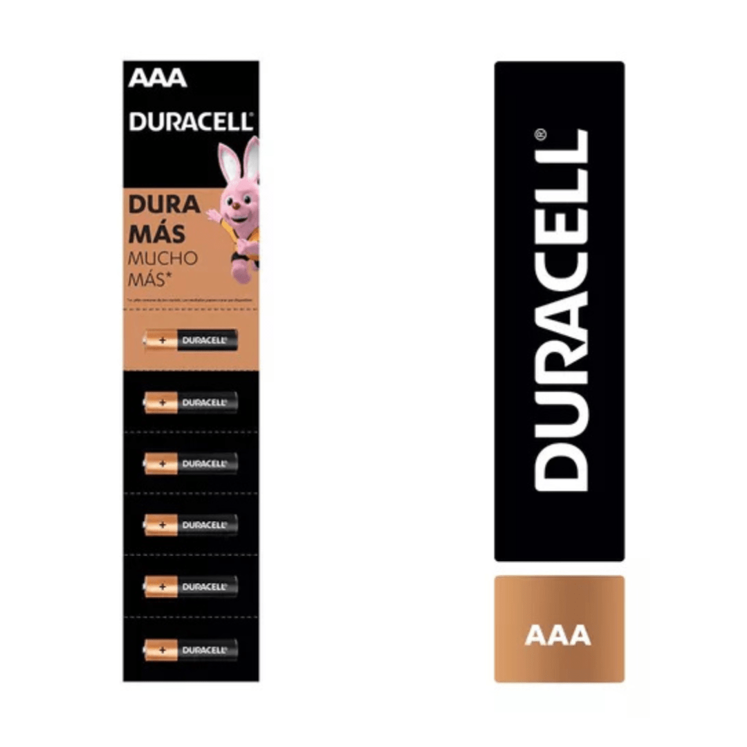 Pila Alcalina Duracell Aaa Tira 6 Unidades
