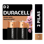 Pilas Alcalinas Duracell D 2 Unidades - Imagen 2