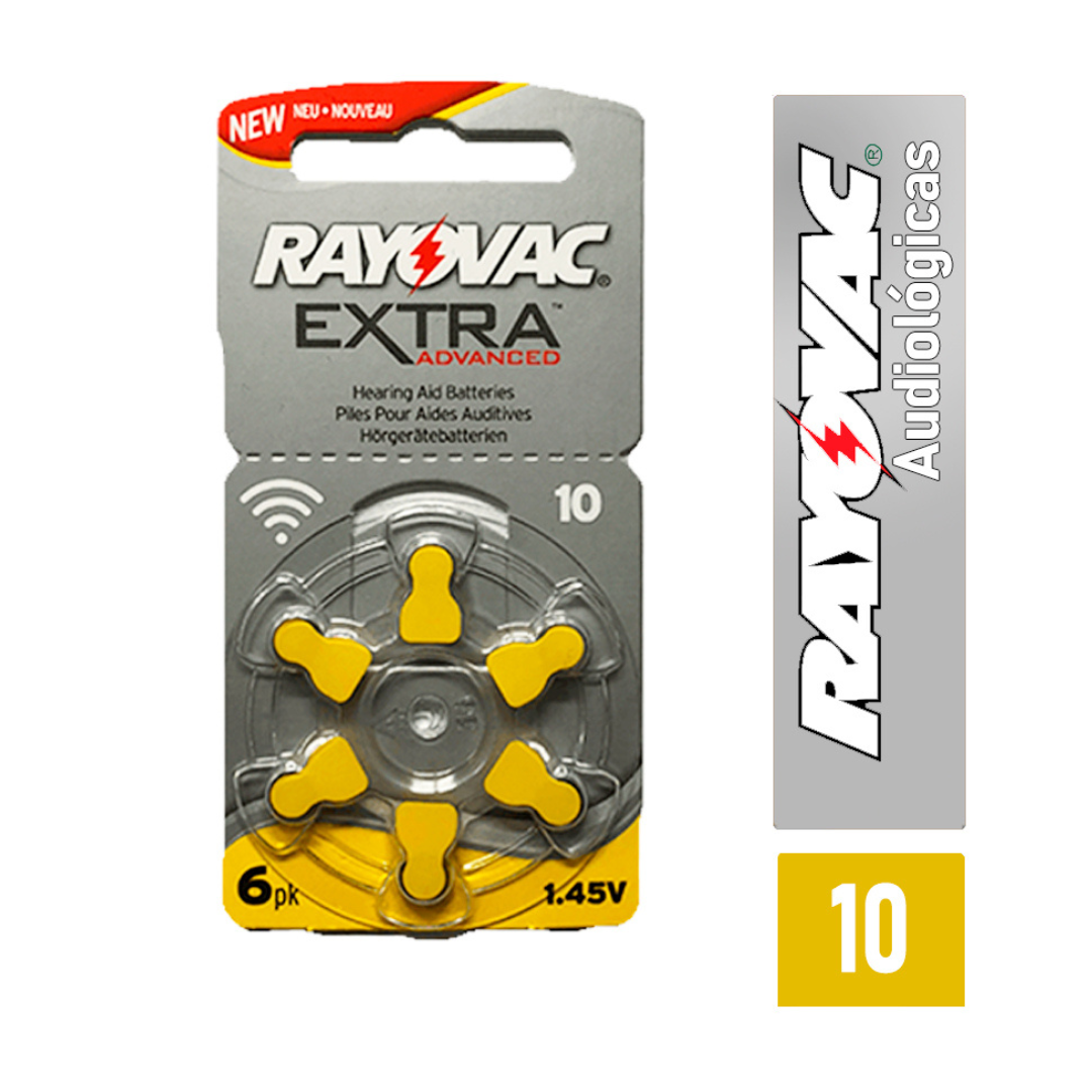 Pilas Auditivas Rayovac Tipo 10 Pack 10 Und
