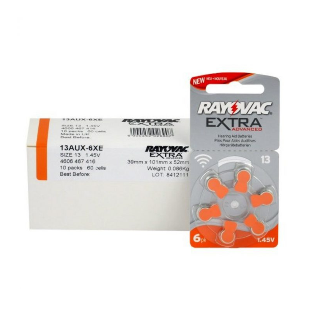 Pila Para Audifonos Rayovac 13 - Caja De 60 Pilas