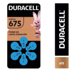 Duracell Pila 675 Botón Audífono 6 Unidades Blíster