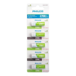 Pilas Recargables Aa Philco Tira X5 Unidades 2700mah - Imagen 3