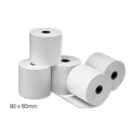 Rollo De Papel Termico Blanco 80*80 70gr 10 Unidades - Imagen 2