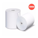 Rollo De Papel Termico Blanco 80*80 70gr 10 Unidades