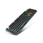 Teclado Gamer Hp Qwerty Hp Blue Español Latinoamérica Color Negro Con Luz Rgb - Imagen 3