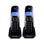 Teléfono Motorola Negro Inalámbrico Pack 2 - Color Negro