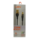 CABLE CARGA RAPIDA LBN USB A TIPO C 120W LBCB1010 - Imagen 2