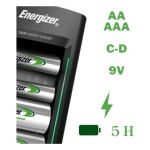 CARGADOR UNIVERSAL DE PILAS ENERGIZER AA AAA C D Y 9V - Imagen 2