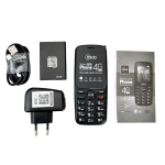 TELEFONO SENIOR MICROLAB BAR SOS 4G LTE NEGRO - Imagen 3