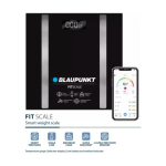 BALANZA DIGITAL BLAUPUNKT FIT SCALE 180K VIDRIO