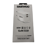 CARGADOR DAEWOO USB PD45W DI-PD452C-EU SALIDA USB-C - Imagen 3
