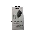 KIT DE CARGA DAEWOO CARGADOR USB + CABLE TIPO C DI-PD651-EU - Imagen 2