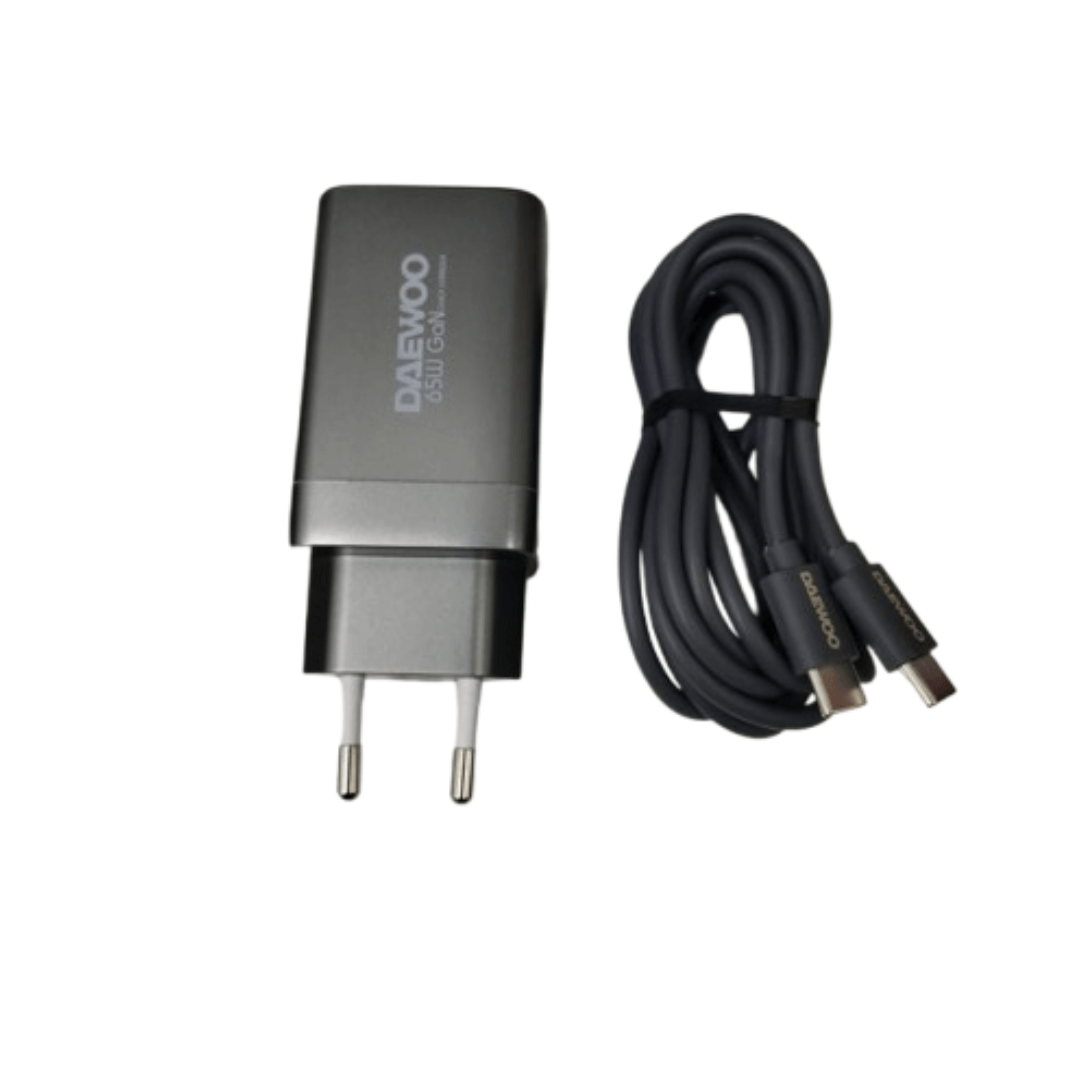 KIT DE CARGA DAEWOO CARGADOR USB + CABLE TIPO C DI-PD651-EU