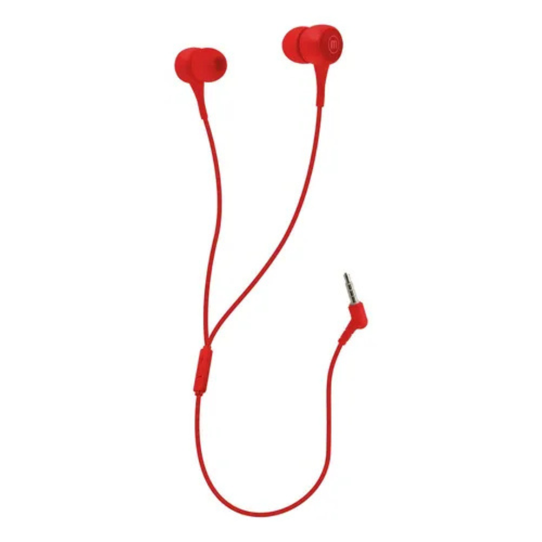 AUDIFONOS MANOS LIBRES MAXELL IN-POP ROJO