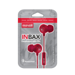 AUDIFONOS MANOS LIBRES MAXELL INBAX ROJO - Imagen 2