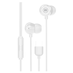 AUDIFONOS MANOS LIBRES MAXELL INBAX USB-C BLANCO - Imagen 2