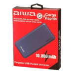 CARGADOR PORTATIL AIWA POWER BANK 10000MAH USB-A TIPO-C PAW-200 - Imagen 3