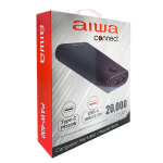 CARGADOR PORTATIL AIWA POWER BANK 20000MAH USB-A TIPO-C PAW-400 - Imagen 3