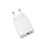 CARGADOR USB TECNOLAB USB CARGA RAPIDA + CABLE TIPO C A LIGHTNING BLANCO - Imagen 2