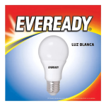 PACK DE AMPOLLETAS LED EVEREADY 60W LUZ BLANCA X 10 UNIDADES EV8A800B-A - Imagen 3