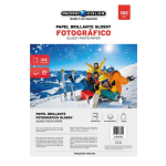 PAPEL FOTOGRAFICO GLOSSY PACIFIC COLOR  180GR A4 20 HOJAS