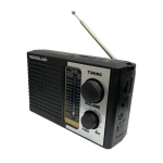 RADIO PORTATIL TECNOLAB TL639 NEGRO  5W - Imagen 3