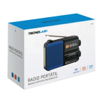 RADIO PORTATIL TECNOLAB TL652 NEGRO - Imagen 3