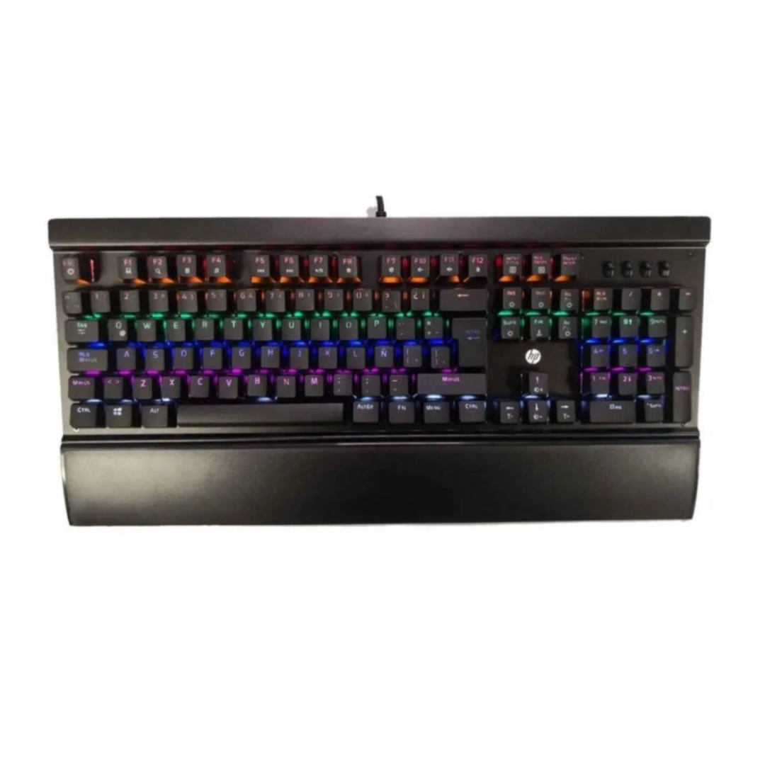 TECLADO GAMER HP GK500 MECANICO NEGRO