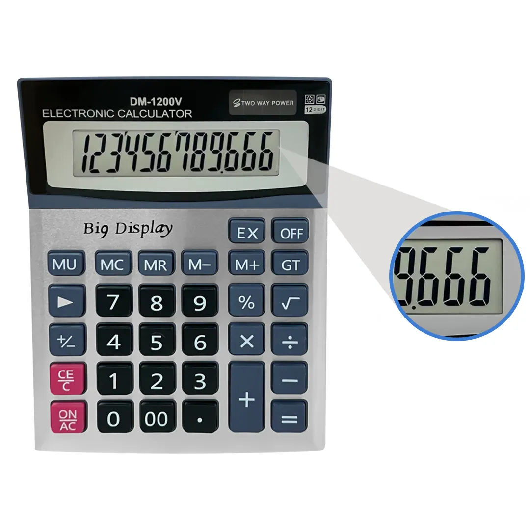CALCULADORA ELECTRONICA DM-1200V HAOMAI 11375