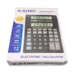 CALCULADORA ELECTRONICA KADIO KD-8122TX NEGRO - Imagen 2