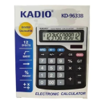 CALCULADORA ELECTRONICA KADIO KD-9633B NEGRO - Imagen 3