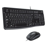 KIT TECLADO + MOUSE USB LOGITECH MK120 NEGRO