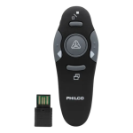 PESENTADOR PUNTERO LASER USB PHILCO 00300 NEGRO