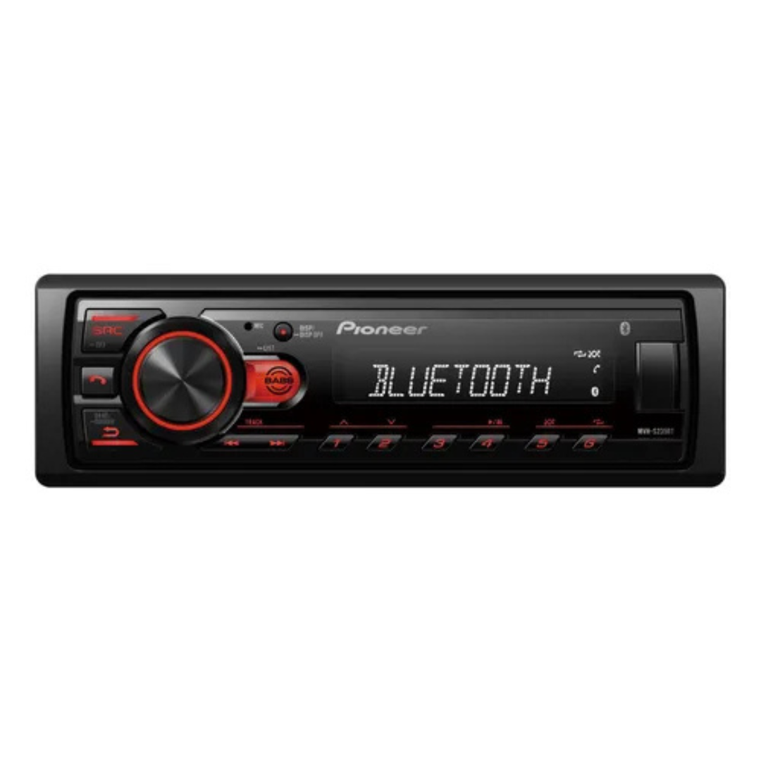 RADIO PARA VEHICULOS PIONEER MVH-S235BT NEGRO