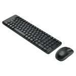 TECLADO INALAMBRICO LOGITECH MK220 + MOUSE NEGRO - Imagen 2