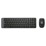 TECLADO INALAMBRICO LOGITECH MK220 + MOUSE NEGRO
