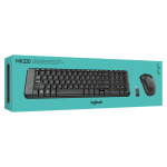 TECLADO INALAMBRICO LOGITECH MK220 + MOUSE NEGRO - Imagen 3