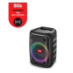 PARLANTE PORTATIL BLUETOOTH + MICROFONO BLIK VOICE TWS NEGRO - Imagen 2