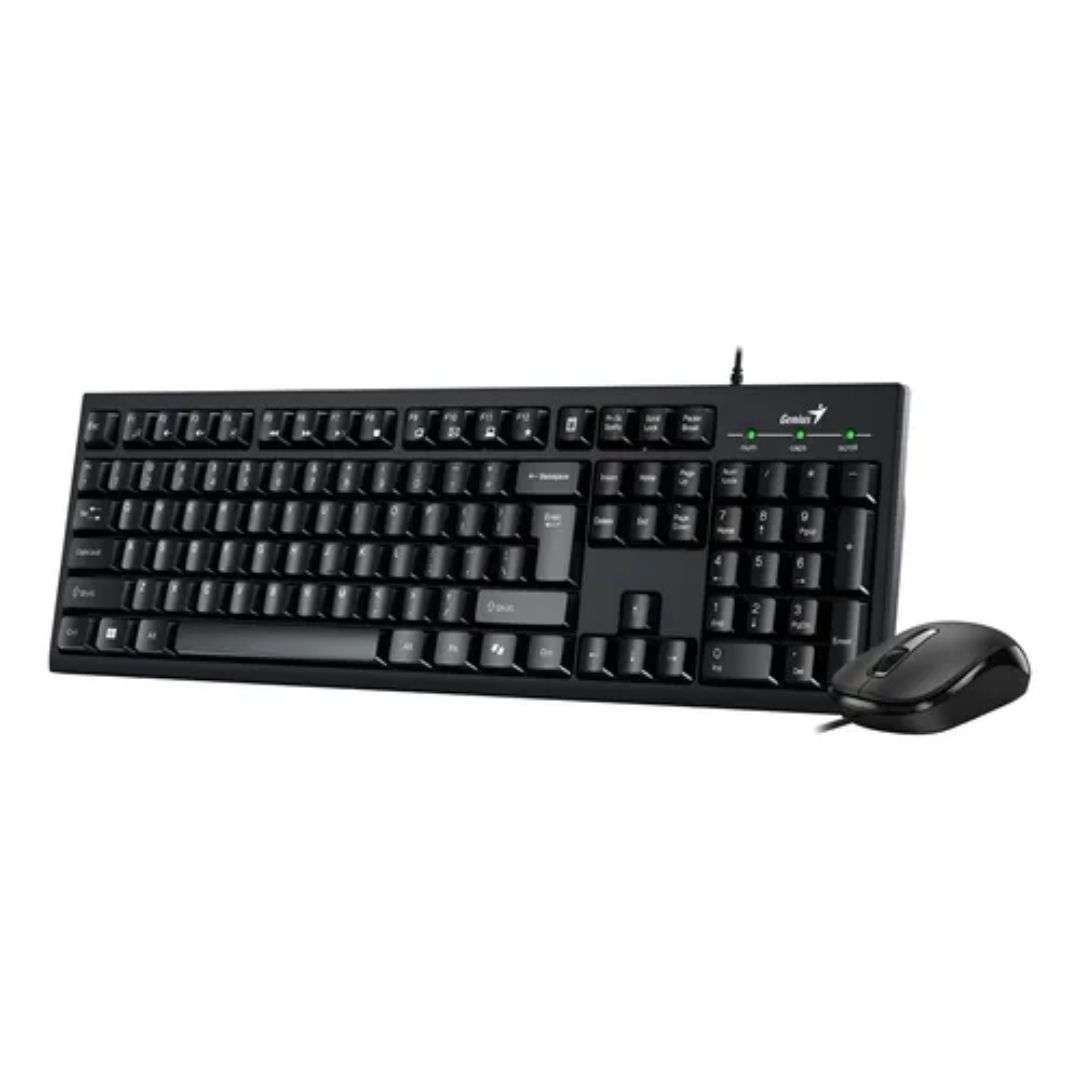 KIT COMBO MOUSE TECLADO GENIUS KM-100SE NEGRO - Profesional
