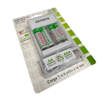 CARGADOR DE PILAS AA Y AAA AIWA BC-0905A BLANCO - Imagen 2